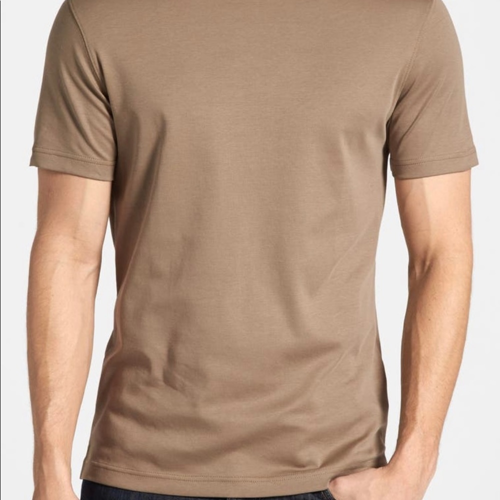 Robert Barakett XL Crew neck t shirt in cafe